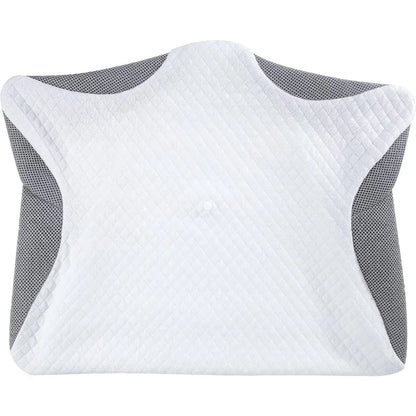 Memory Foam Cervical Pillowcase with Zipper, Replaceable, Machine Washable, Breathable and Non-Stuffy, Pillowcase Only, 1 Piece